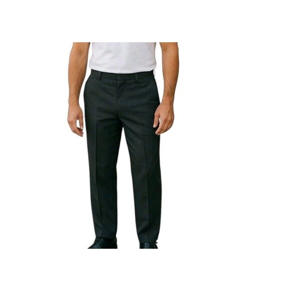 NWT Haggar Millennium Plainweave Dress Pants Men 38x31 Gray Classic American Fit - Picture 1 of 10